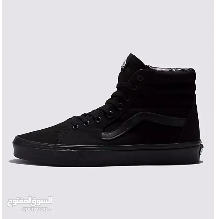 Vans high black skate shoes