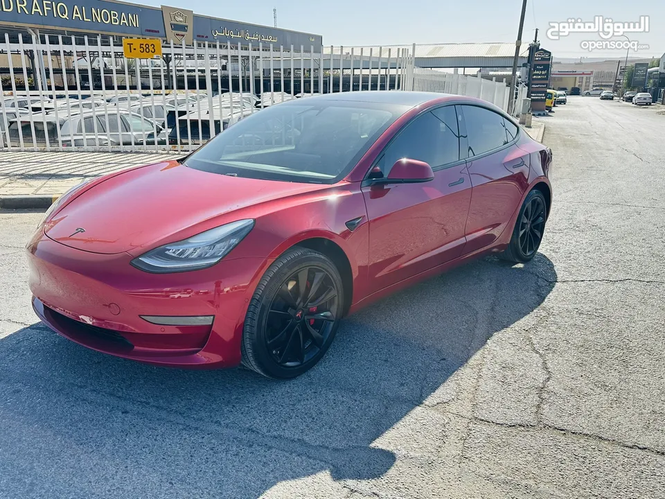 تسلا MODEL 3 موديل 2020  ستاندر بلس حرره خمري مميزه