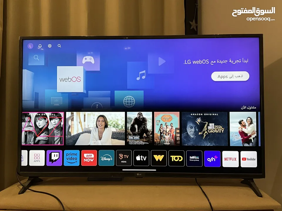 شاشه 50 4k LG سمارت بحالة الزيرو ضمان لمدة 6 سنوات من الوكيل قابل للمفاوضة ب المعقول