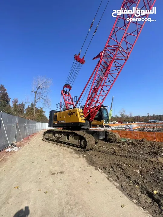 SANY 75 TON CRAWLER CRANE  DUBAISAUDI ARABIA  رافعة مجنزرة ساني 55 طن