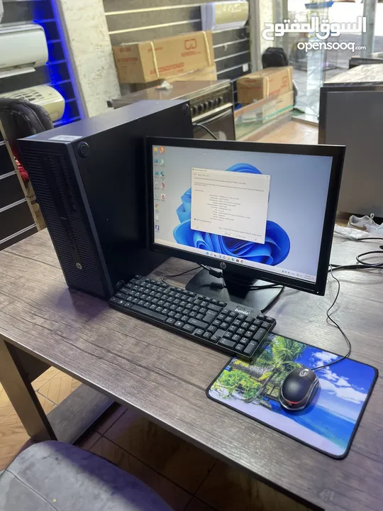 PC HP Core i7 جيل رابع  مع شاشة كامل مكمل قوي و عملي أمريكي اصلي