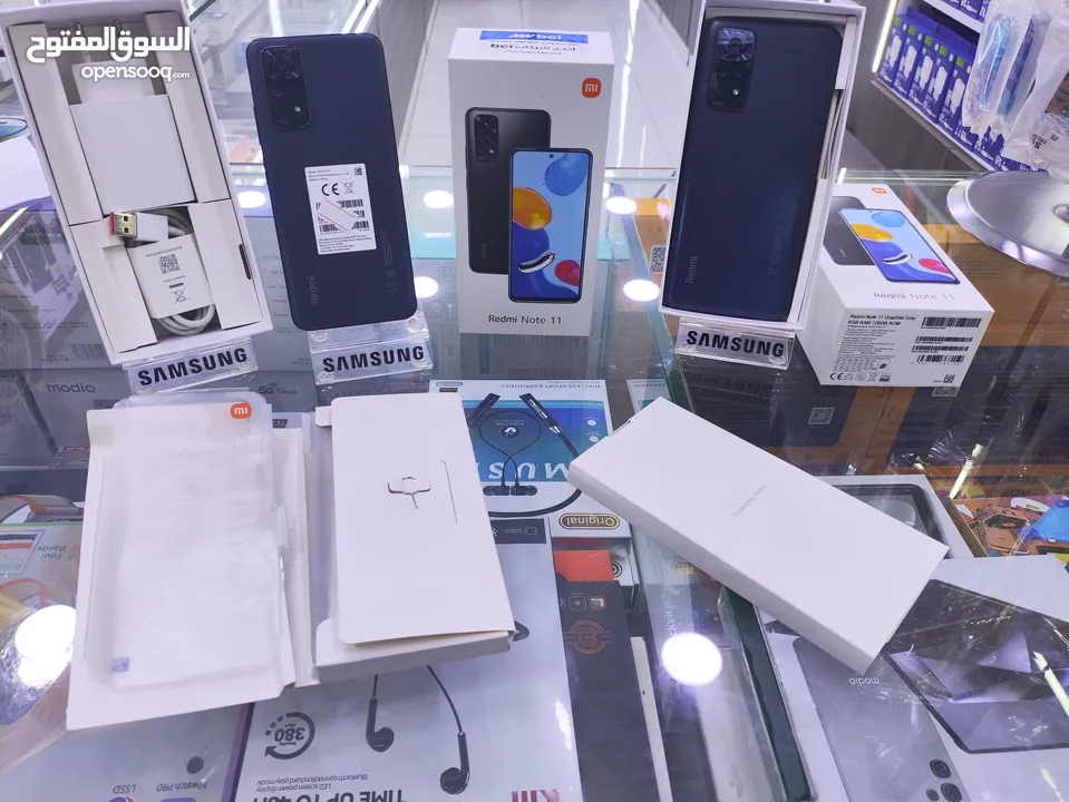 شاومي  NOTE 11  جيجا 128 رام 6 واضافة معه الكرتونه وكامل اغراضو الاصليات متوفر توصيل