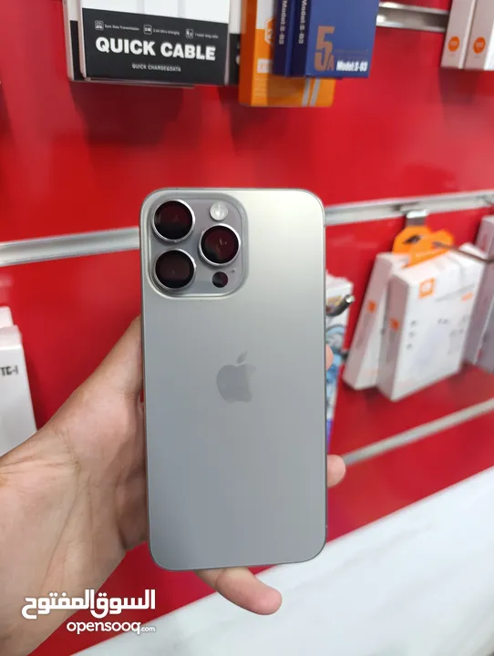 iPhone 15 pro max مستخدم نضيف