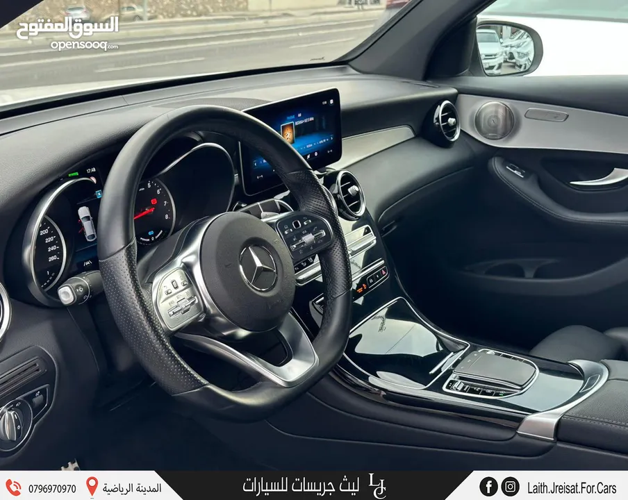 مرسيدس جي ال سي مايلد هايبرد نايت بكج 2021 Mercedes GLC 200 Coupe 4MATIC Mild Hybrid AMG kit Night P