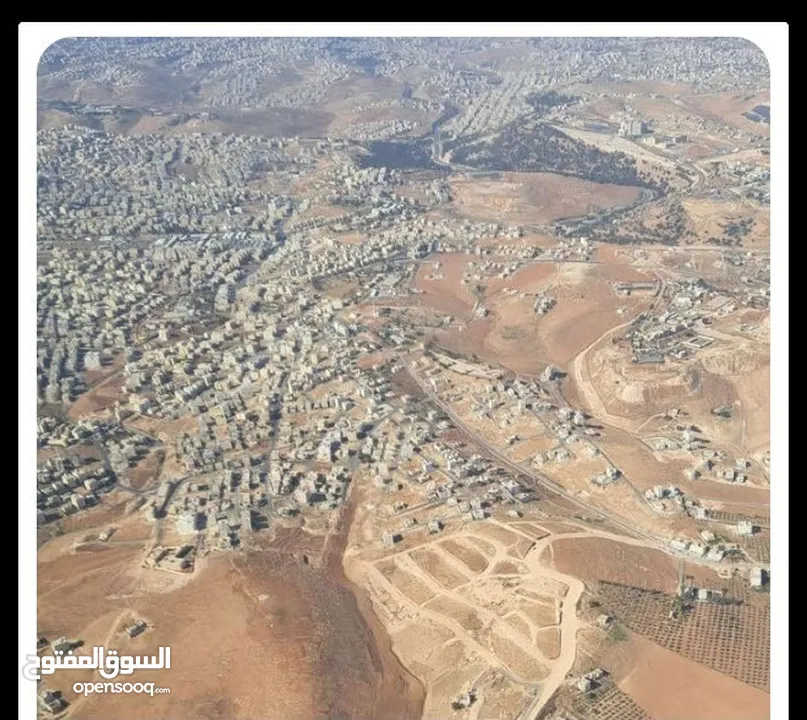 من اجمل اراضي طبربور عين رباط موقع خيال أعلى قطعه بالمنطقه مطل من كل الاتجاهات على اغلب مناطق عمان