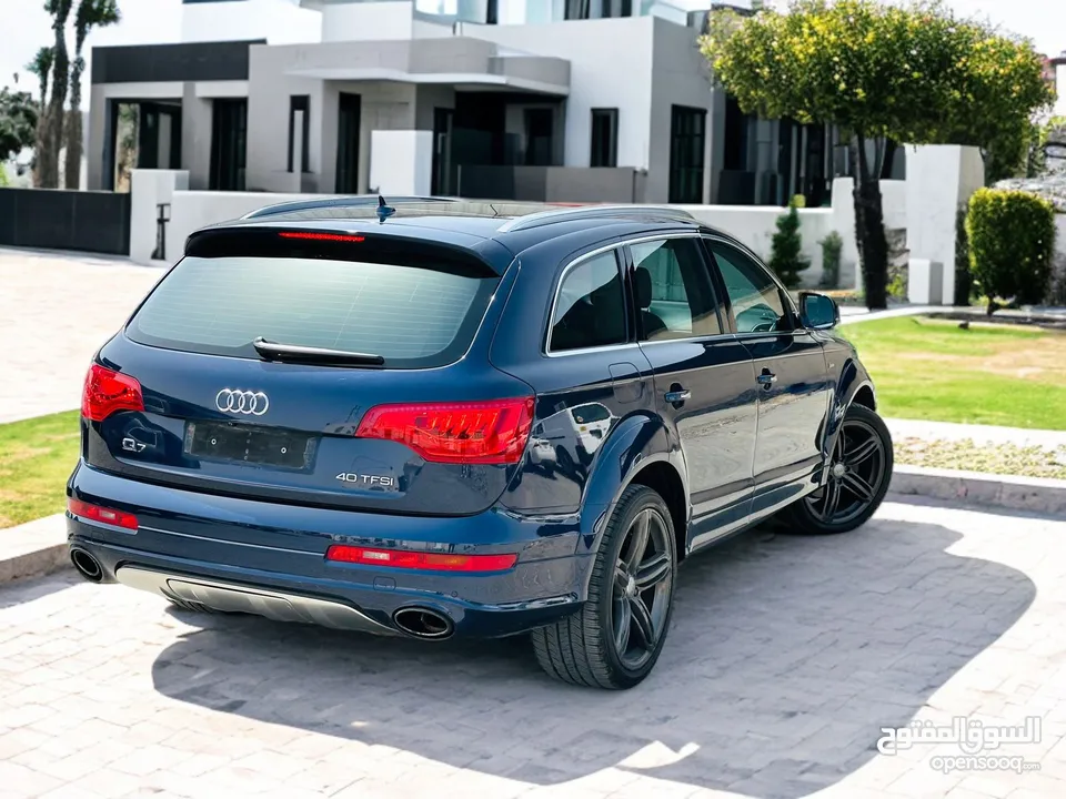 AED 1,230PM  AUDI Q7 3.0 S-LINE  SUPERCHARGED FULL OPTION  0% DOWNPAYMENT  GCC