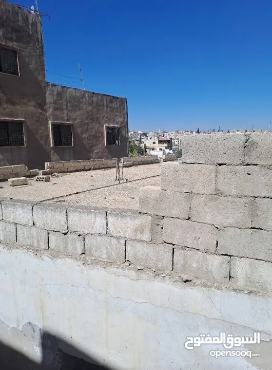 ارض ومنزل للبيع في ماركا نمره ثنين عن الشارع والسوق وفي دخله ع الارض من الخلف