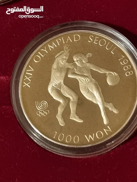 مجموعة اصدار خاص للالعاب الاوليمبية في كوريا عام 1988  Special collection for the 1988 Olympics