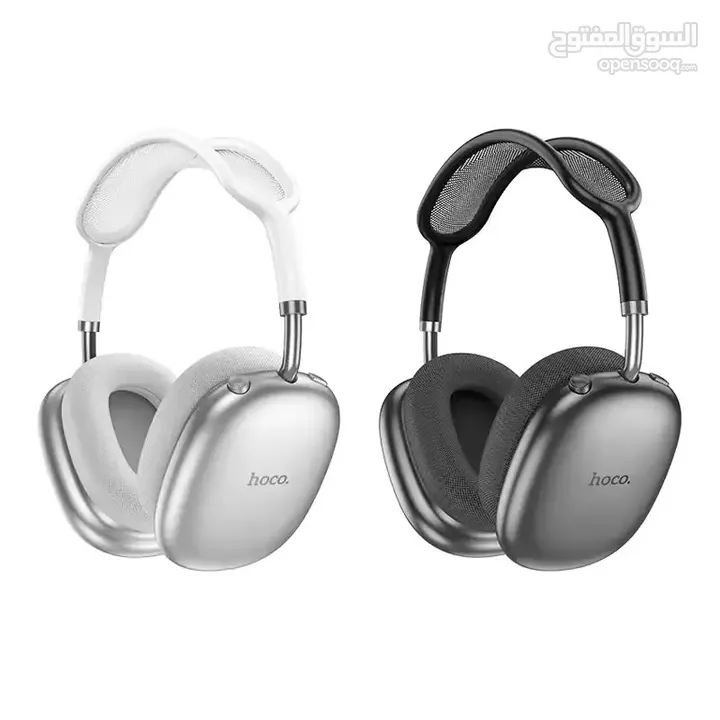 Hoco W55 Plus (ANC) سماعات هوكو  مع خاصية غزل الضوضاء المحيطة و ساعات تشغيل تصل الى 65 ساعة متواصلة