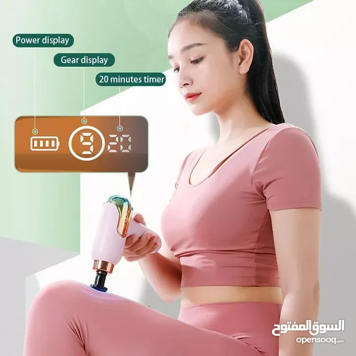 فرد مساج 4*1 قوة ضرب تصل إلى حوالي 9 كجم، ونقل الاهتزاز إلى العضلات العميقة يمكن للمحرك القوي أن يُن
