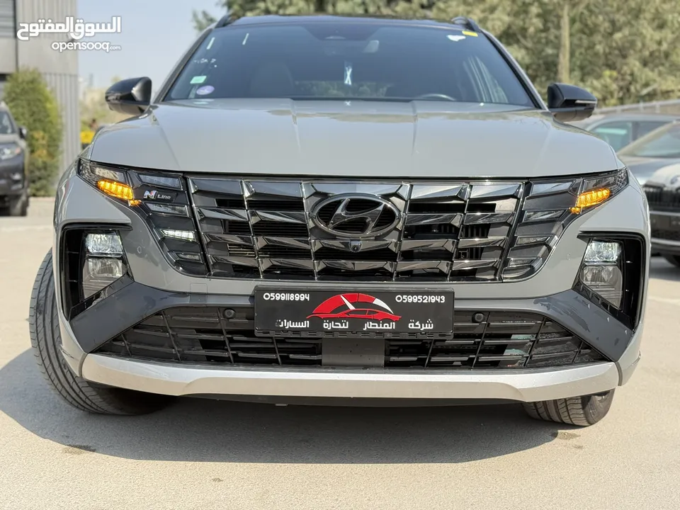 هونداي توسان NLine ترخيص 2022 محرك 1600 هايبرد plug in/يقطع على الشحنه 65 كيلو متر  271 حصان