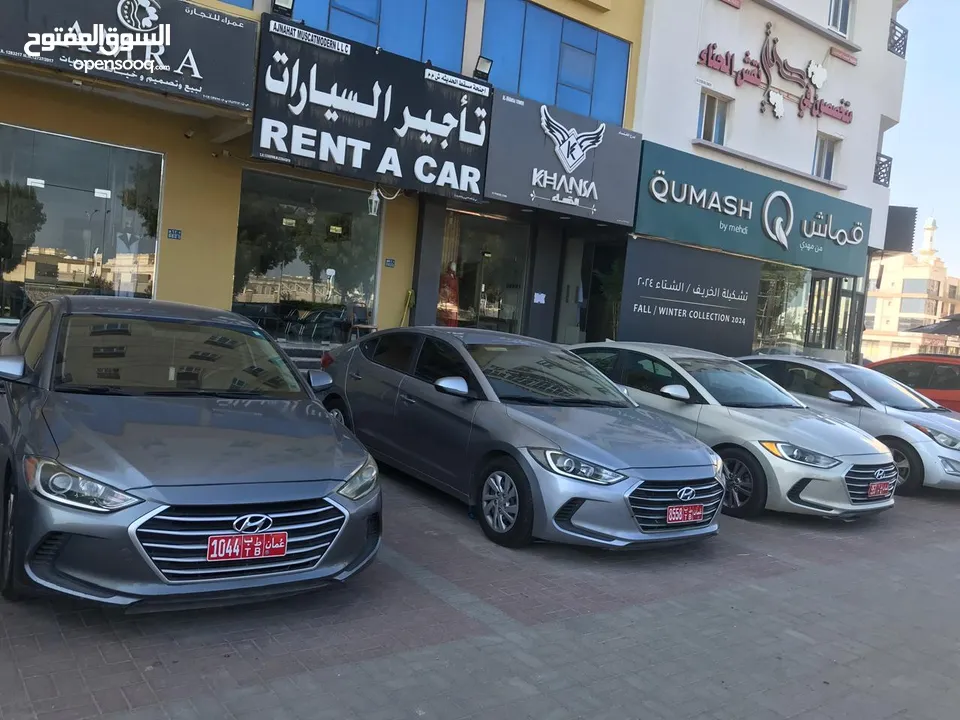 هيواندي لانترا موديل 2018 للايجار الشهري 150 ريال Hyundai Elantra model 2018 for monthly 150 ro