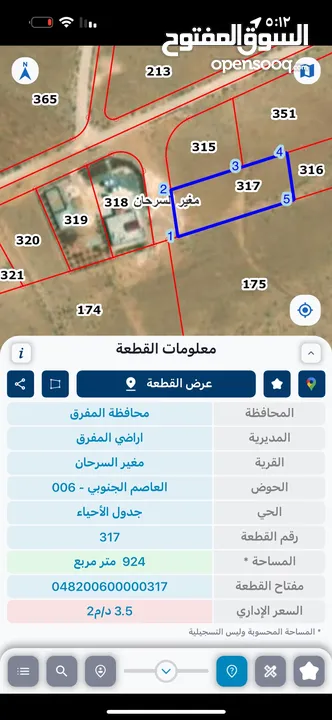 قطعتين في مغير السرحان والباعج بسعر قطعه