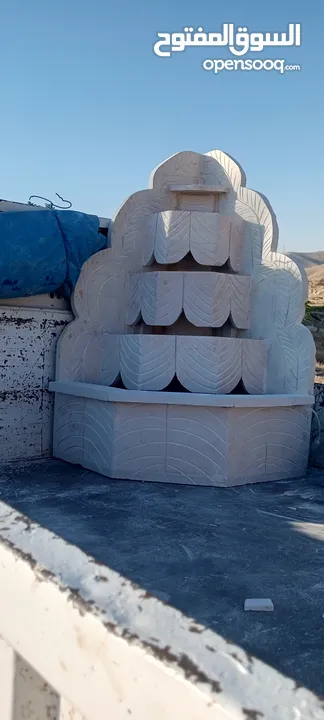 نوافير وشلالات جميع انواع الحجر البناء والديكوارات الستفسار الاتصال على الرقم وعلى واتس اب 077272750