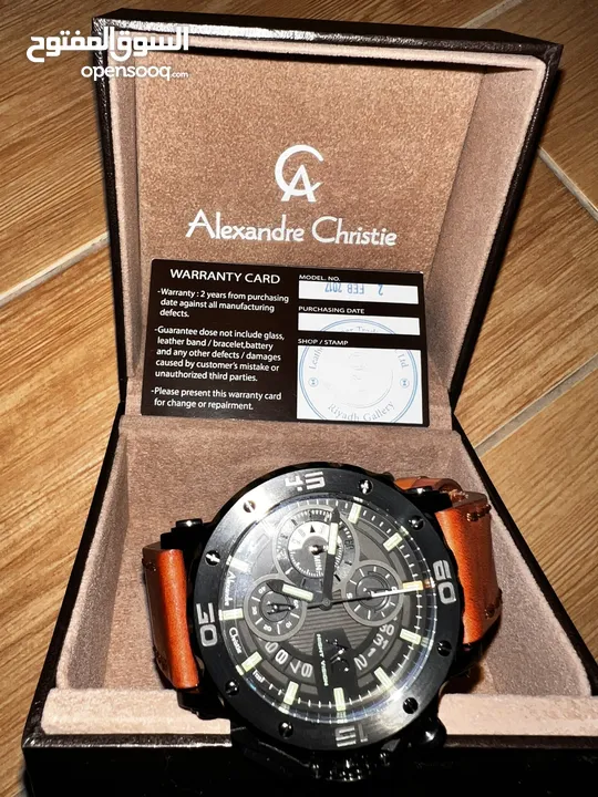 alexandre christie night vision ساعه مميزه بحاله ممتازه