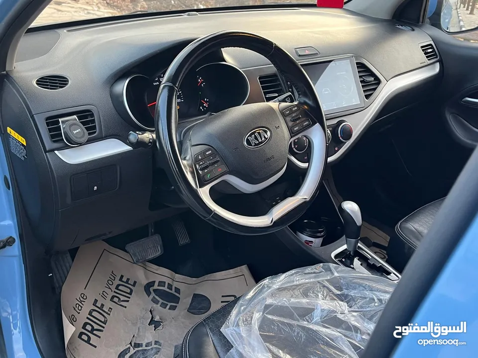 كيا مورنينغ ماتور 1000 بنزين أوتوماتيك ترخيص 2016.. دهان الشركة..