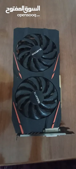 كرت شاشه580 8gb مستعمل ولكن الجي بي يو تالف قابل للتصليح