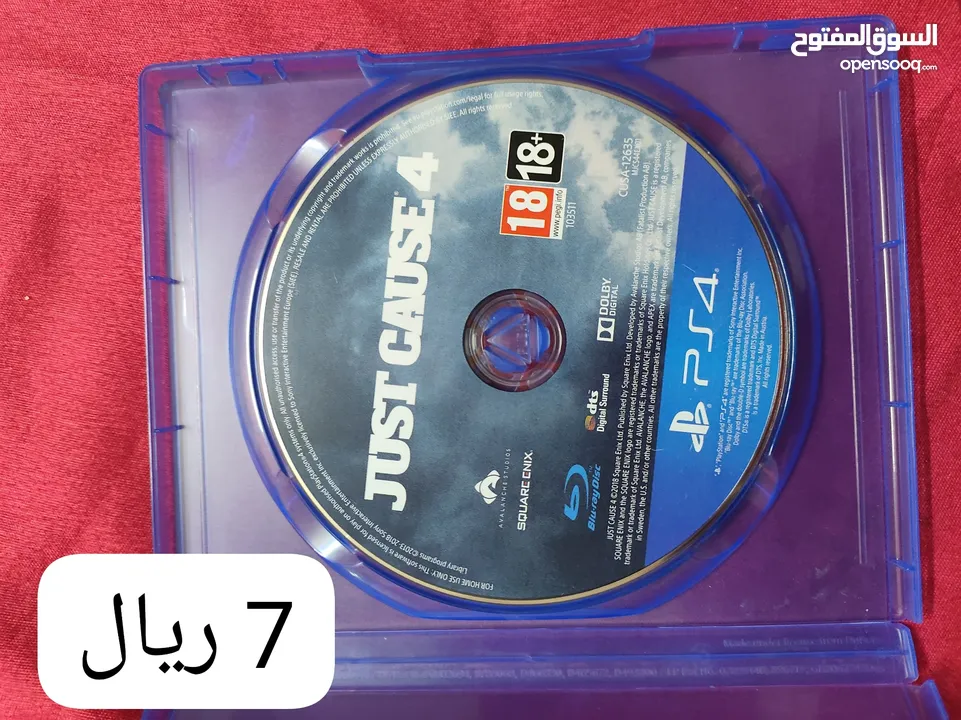 للبيع اشرطة PS4 بلشتيشن 4