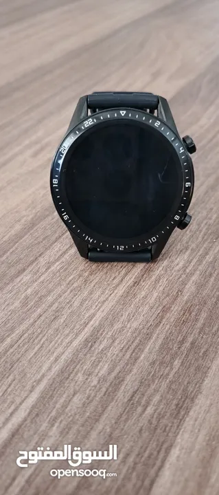 سماعة وساعة هواوي الاصليه لون اسود huawei freebids 4i huawei smart watch gt 2