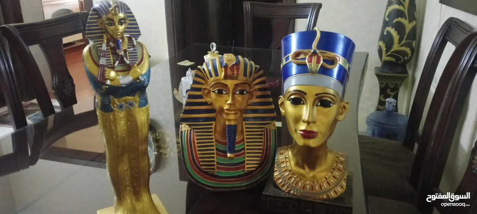 3 قطع تحف من مصر للبيع للإستفسار الاتصال على الرقم
