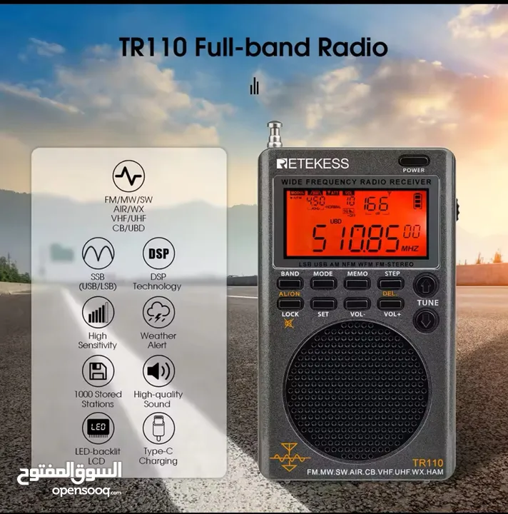 Retekess TR110 Portable Full Band Radio