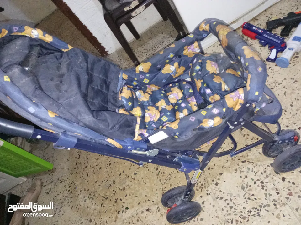 عرباية أطفال للبيع إستعمال خفيف جر