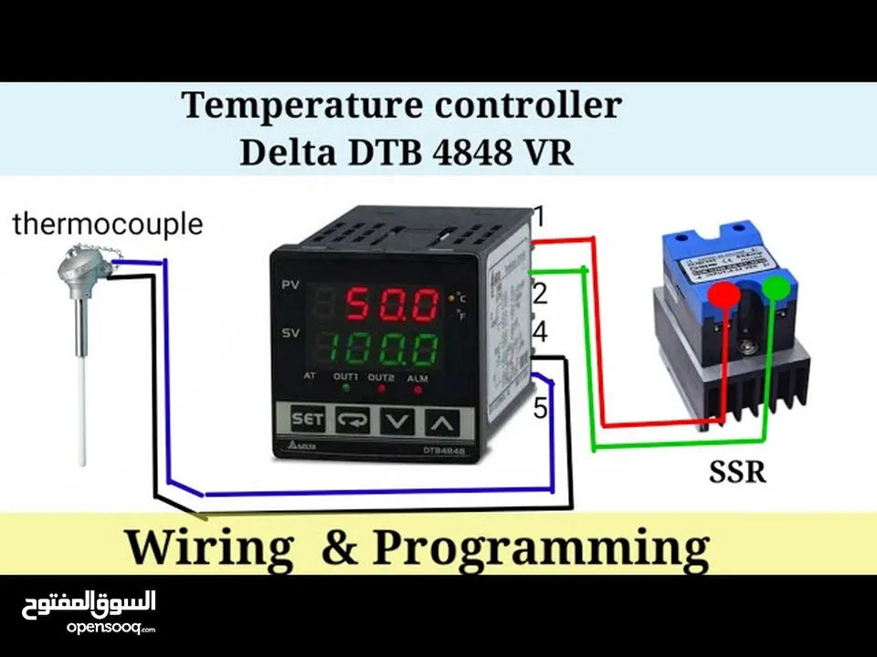 مُتحكم حراري مُتقدم من شركة دلتا  DELTA DTB 4848RR Advanced Temperatur Controller