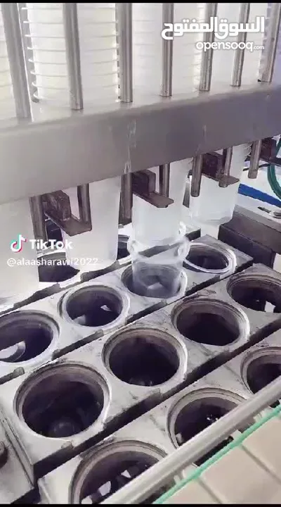 ماكنة تعبئه كاسات للبيع