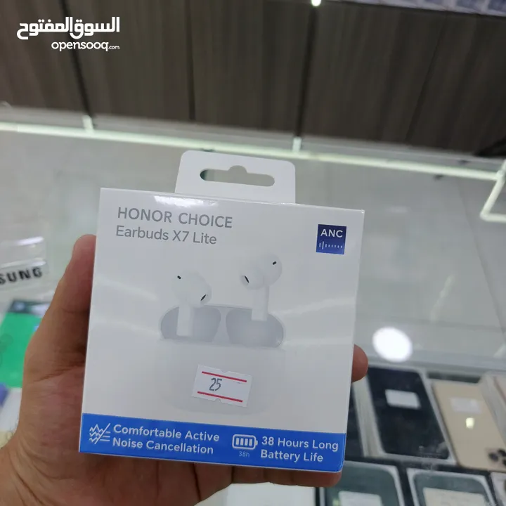 وفرنالكم سماعات هونر الاصليه x7 lite  بدوم اسبوع بدون شحن
