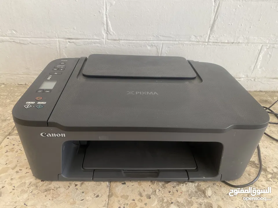طابعة canon pixma ts3440 ملون و ابيض و اسود استعمال شخصي