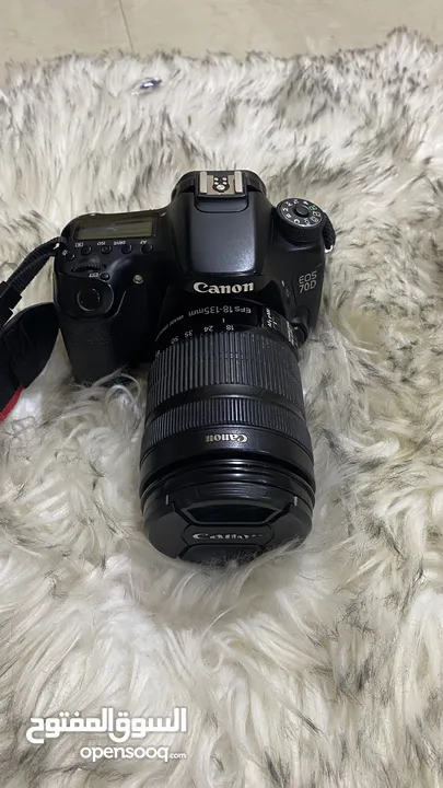 Canon 70D with 18-135 lens
