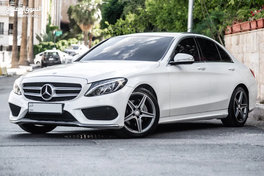 Mercedes C200 Amg kit 2015 مميزة جدا،  وارد و بحالة الوكالة
