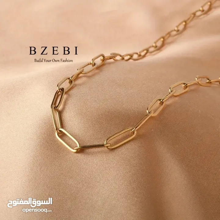 مجموعة اكسسوار ذهبي مطلي 18k