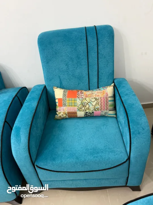 طقم كنب شبه جديد مستعملش