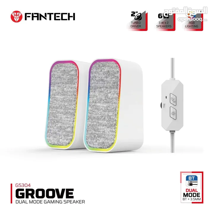 سماعات بلوتوث Fantech Groove GS304 بعرض سعر حرق لجميع الاستخدامات