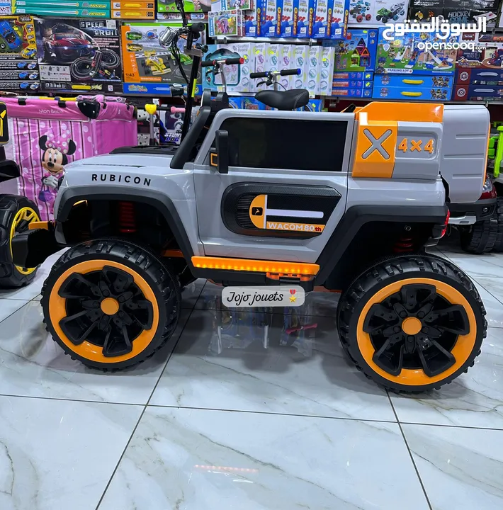 VOITURE BIG JEEP RUBICON ELECTRIQUE 12V 4x4