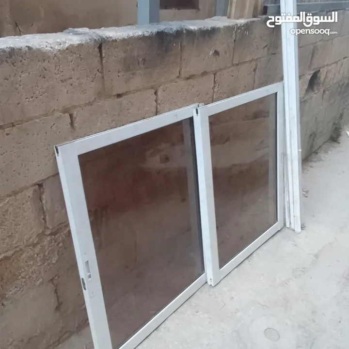 شباك ألمنيوم تفصيل مقاس 150/100