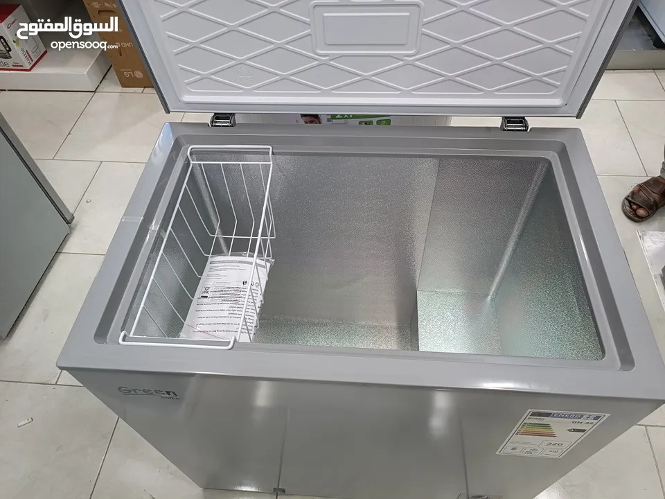 عرض نااار على فريزر بطح جرين هوم 200 لتر مع سله و 300 لتر سلفر بسعر حرق