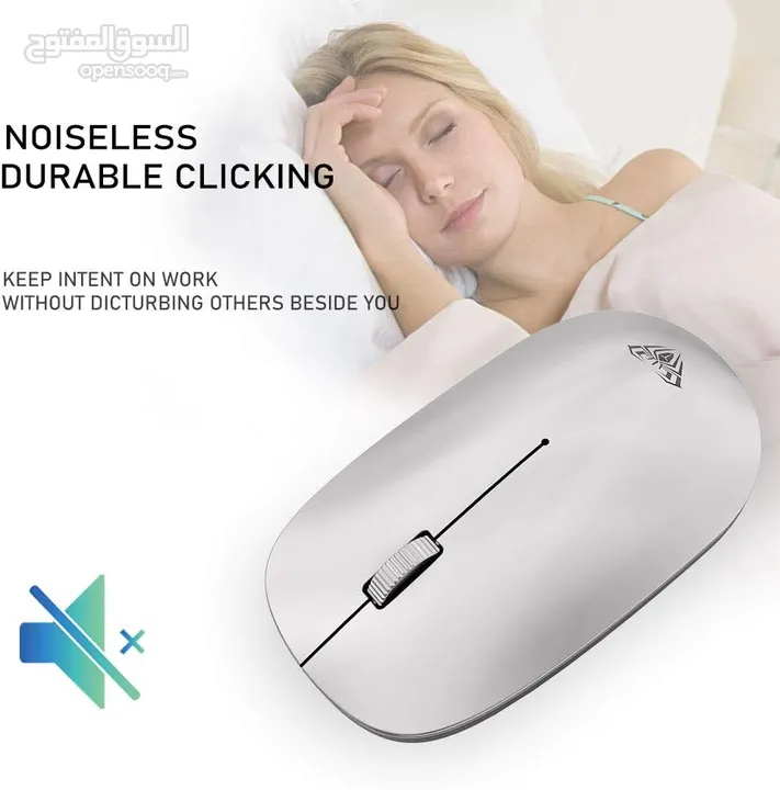 ماوس جيمنغ أصلي لألعاب الفيديو وشغل المكاتب وايرلس Aula SC800 Gaming Mouse Wireless