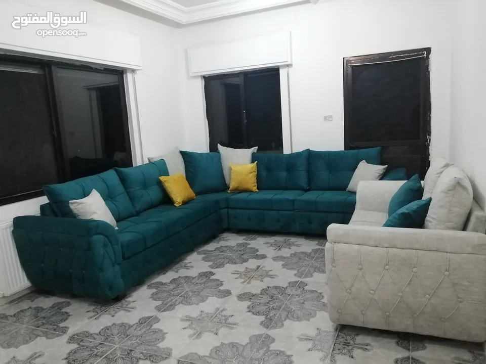 طقم كورنر مع ثنائية 7 مقاعد