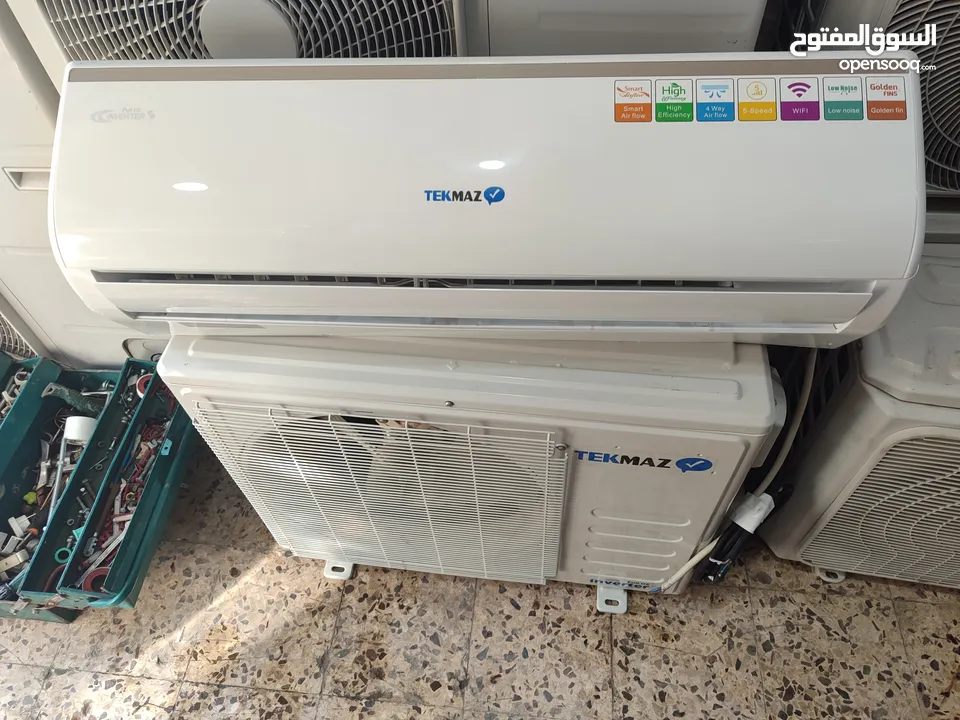 مكيفات مستعملة إنڨيرتر و عادي شامل التركيب في حالة ممتازة.