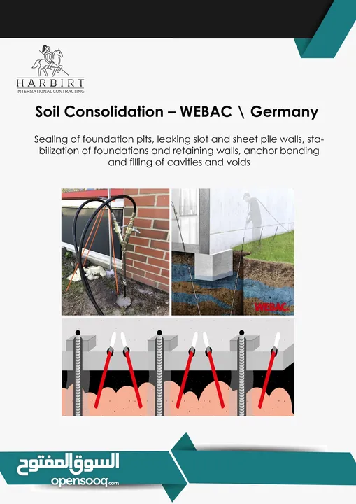 إصلاح  كافة أنواع الشروخ الخرسانية وأعمال الصيانة Concrete repairing and all maintenance work
