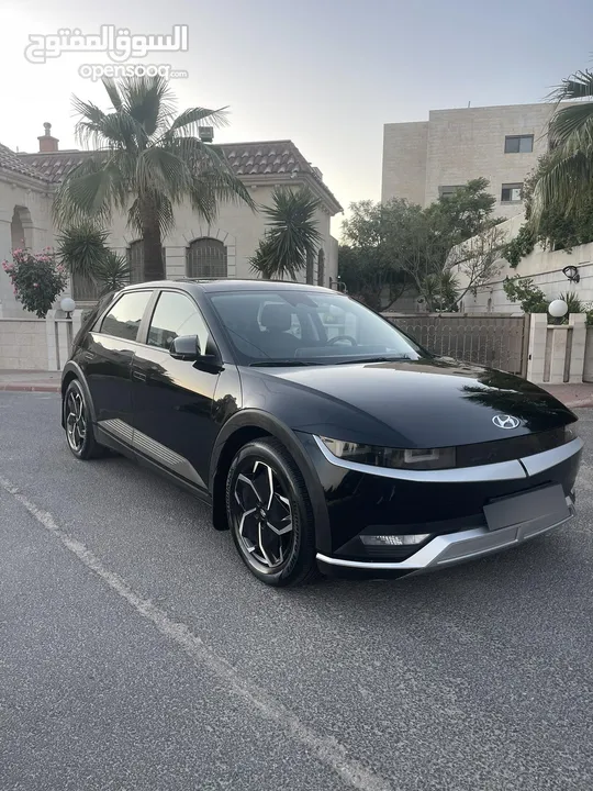 هيونداي ايونيك 5 2022 كهربا فحص كامل وارد كوريا  عداد قليل تقطع 500 بالشحنة البطارية  بحالة الوكالة