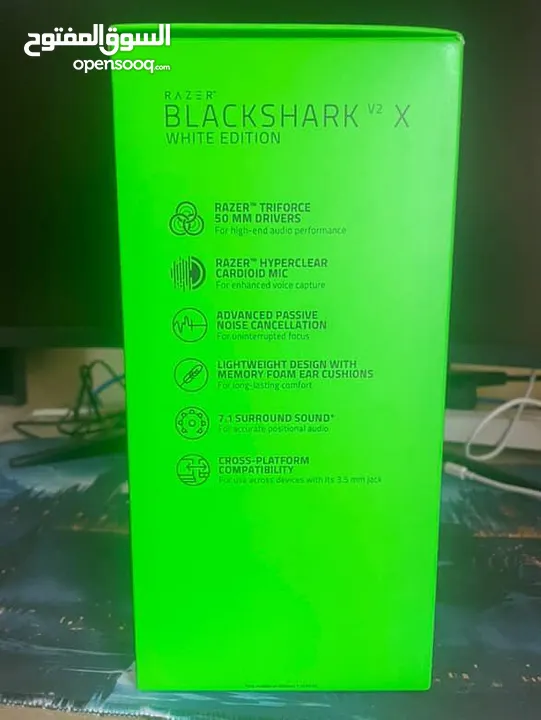 سماعات بحالة جيدة نوع Razer black shark v2x وسعر 30 قابل للمفاوضة