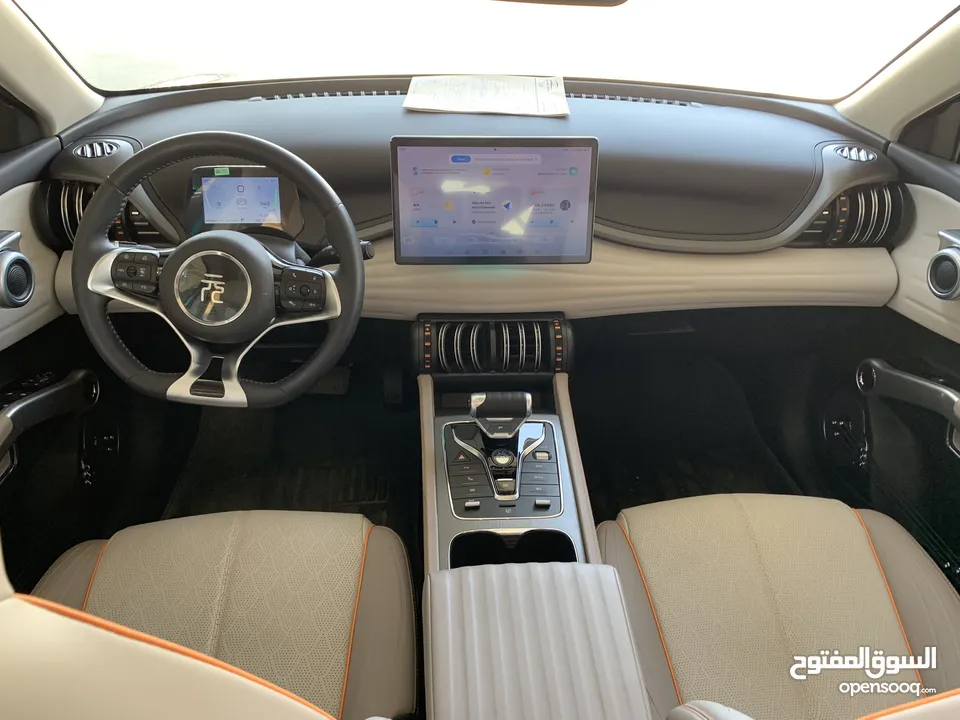 BYD YUAN PLUS 2023 بي واي ديه ايوان بلص فل الفل بنوراما عداد 5 الف كيلو بحاله الزيرو