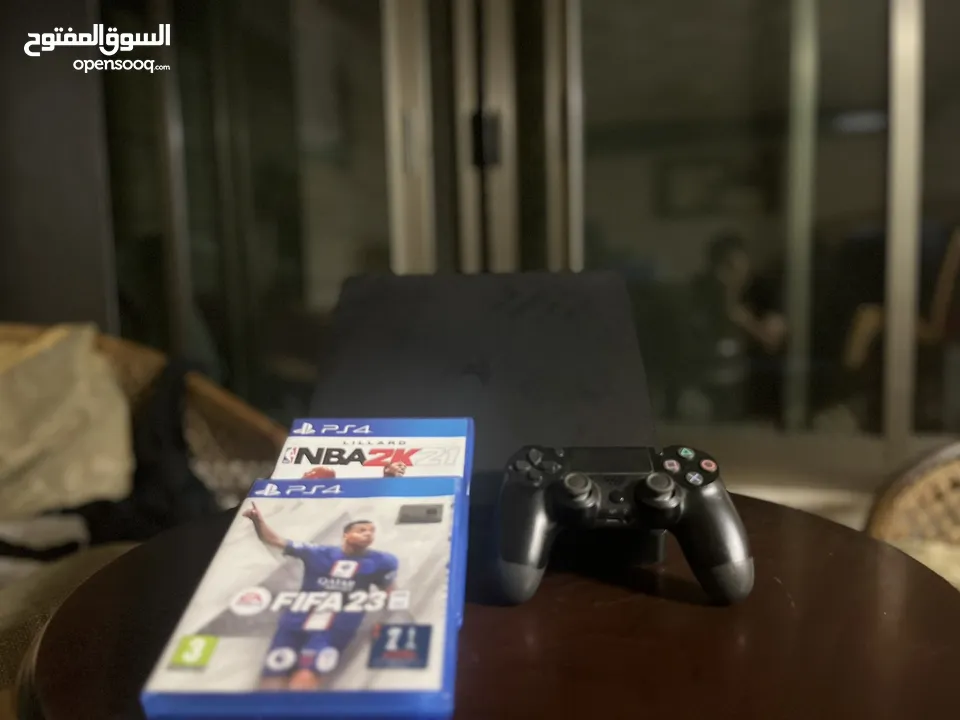 Ps4 slim بلايستيشن فور fifa 23 فيفا دراقون بول عرض حصري سعر لقطة جهاز العاب يد متوفر توصيل سعر مغري