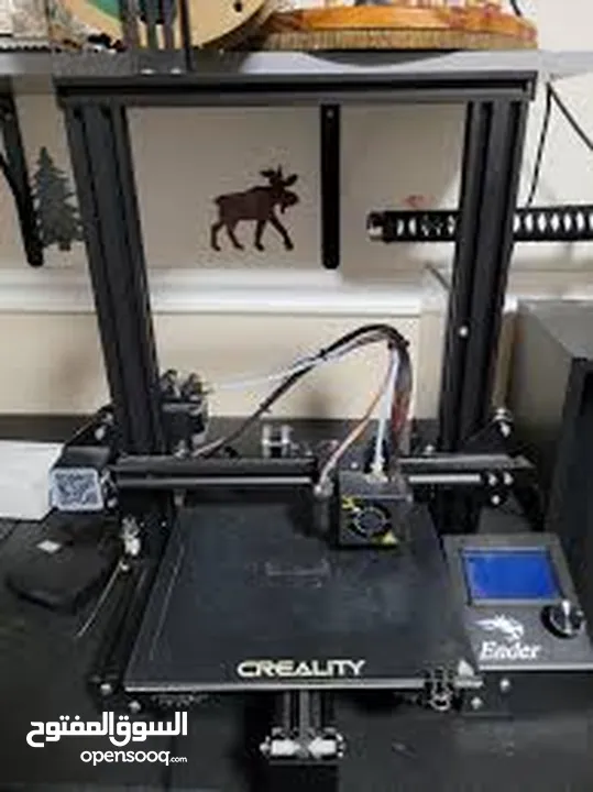 طابعة ثلاثية الابعاد  Creality Ender 3 بحالة ممتازة