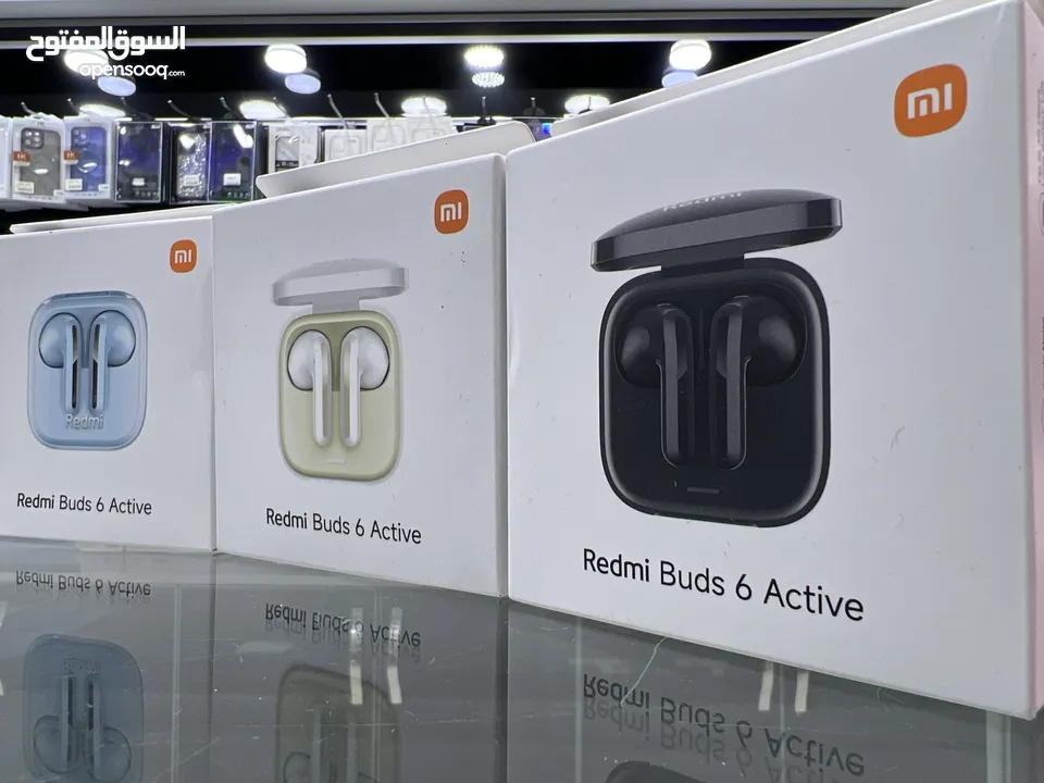 Mi Redmi Buds 6 Active سماعات شاومي الاصلية بودز 6 اكتف الجديدة  l كفائة عالية وسعر اقتصادي للغاية