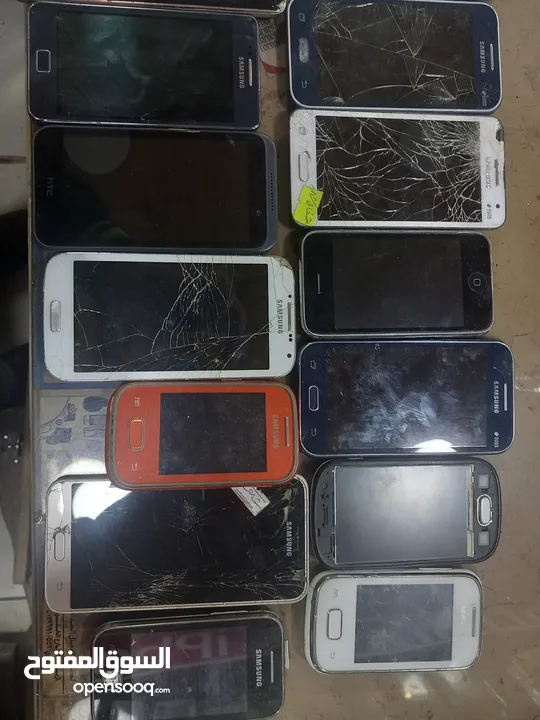 تلفونات معطلة  شطب شغل قطع عدد 32 جهاز البيع لكامل الكمية