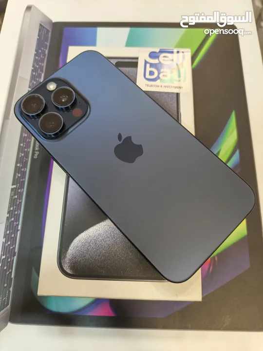 Iphoen 15 pro max 256 GB وارد شرق اوسط  بحالة الجديد تماماً